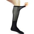 thumbnail image 3 of GERVRA Diabetic Knee High Over The Calf Socks for Men and Women with Full Sole 3 Pairs (13-15, Black), 3 of 5