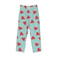 thumbnail image 4 of Goofa Watermelon Printed Soft Pajama Pants for Men, Wide Leg Comfy Casual Lounge Yoga Pants-Small, 4 of 9