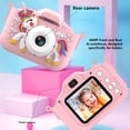 thumbnail image 3 of Kids Selfie Camera Cute Dual Lens Kids Camera Cámaras De Video Digitales Para Niños Pequeños Fotografía Grabación De Video Juegos Música Cámara Digital Juguete, 3 of 8