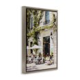 thumbnail image 2 of Stupell Industries Traditional Streetside Cafe Terrace with Ivy Brown Floating Frame Canvas Art, 17 x 25, by Petals Prints Design, 2 of 8