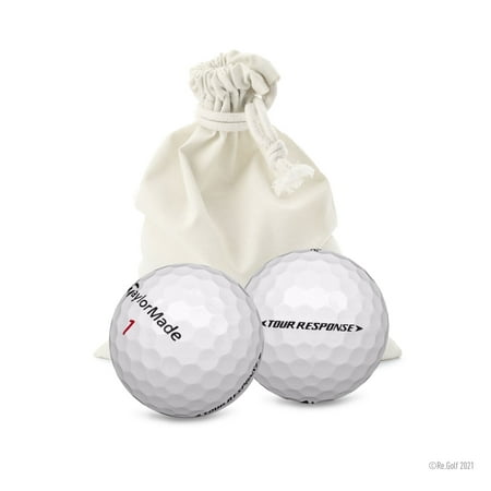 TaylorMade Tour Response - Quantity 12 in Eco-Friendly Bag (Professionally Recycled)