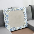 thumbnail image 3 of Renewold Floral Blue White Stretch Sofa Seat Cushion Slipcover Soft Dog Couch Slipcover Elastic Separate Armchair Slipcover Pet Friendly for Living Room Home Decor, S, 3 of 5