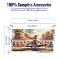 thumbnail image 2 of 5D Diamond Art Painting Kits for Unisex Adults Beginners with Full Accessories 70x40cm, 2 of 6