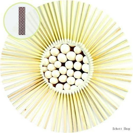 

3 White Color Matches 200 Count - Plus 2 Free Strikers!!! - (3 Inches Long) - Wholesale Bulk Safety Matches (200) (White)