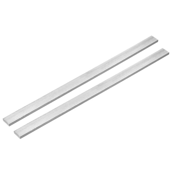 Uxcell 2Pcs 1018 Cold Rolled Carbon Steel Bar, 0.24" x 0.63" x 12" A108 Carbon Steel Rectangular Bar Flat Stock Solid Metal Plate for Machining Industrial Fabrication