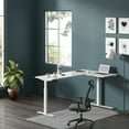 thumbnail image 5 of Motionwise M4 EXEC2 Series 63” x 40” Bureau en L Électrique à Hauteur Réglable Assis-Debout (Blanc), 5 of 5