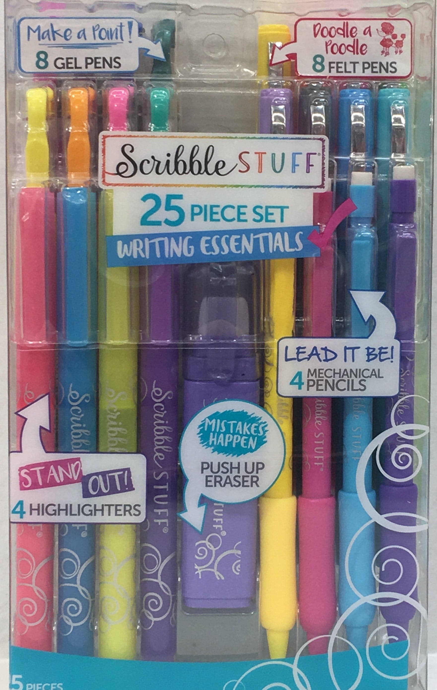 Scribble Stuff 25 Piece Writing Kit – Walmart Inventory Checker