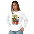 thumbnail image 4 of Woodsy Owl US Forest Service Cartoon Unisex Plus Size Long Sleeve Shirt Brisco Brands 2X, 4 of 5