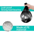 thumbnail image 6 of Strong Garbage Bags, Trash Can Liners, Small Plastic Bags For Home, Bathroom, Office, And Kitchen Use, Suitable For 10-13 Liter, 2.6 Gallon, 3 Gallon, And 3.2 Gallon Trash Cans., 6 of 6