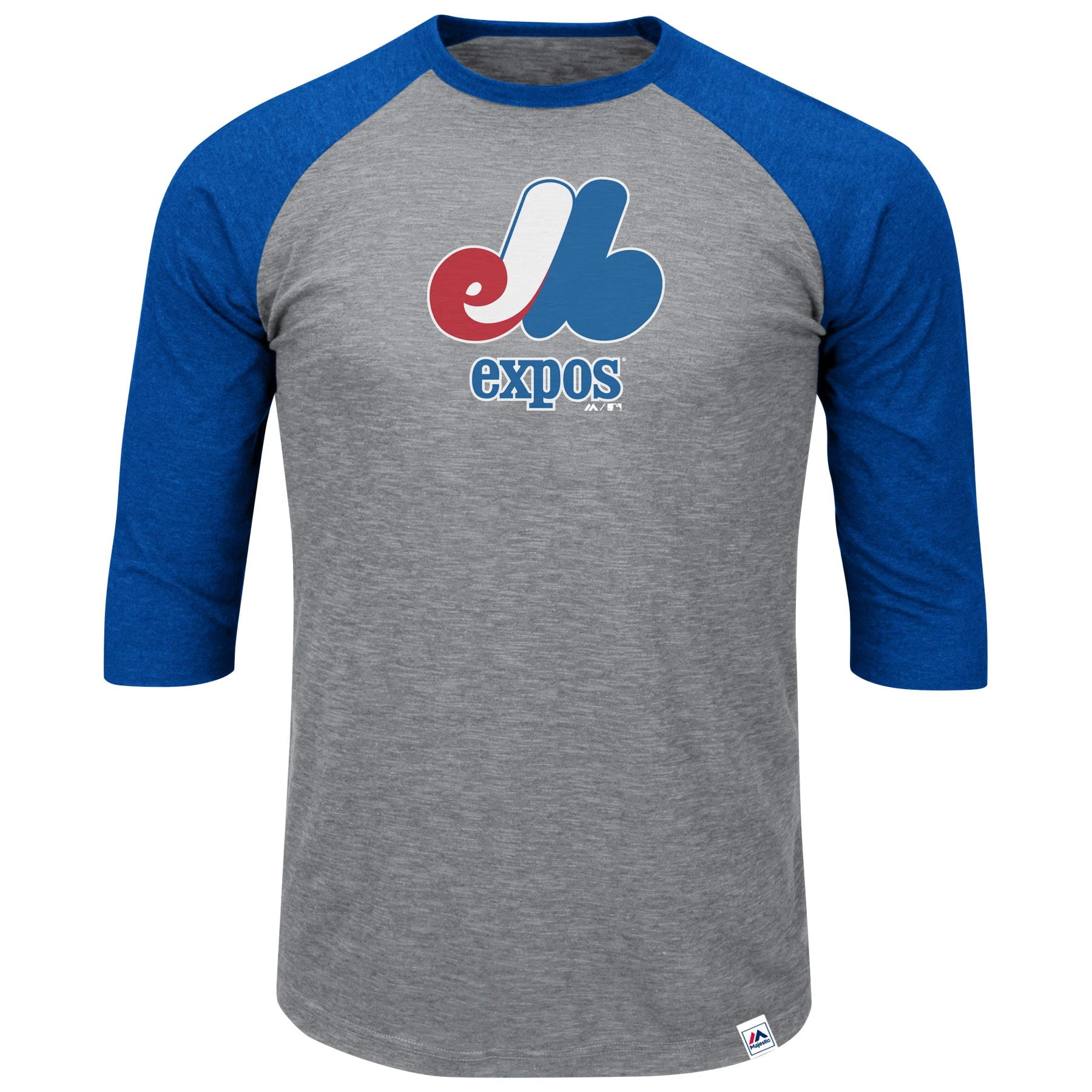 Men's Montreal Expos Majestic Light Blue Road Cooperstown