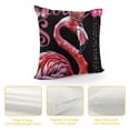 thumbnail image 4 of Orinice Flamingo Crown Pink Graphic Decorative Throw Pillow Cover Short Plush Aesthetic Decor for Home Couch Living Room Bed Sofa - 1PC 18x18in, 4 of 5