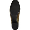 thumbnail image 4 of JOURNEE COLLECTION Womens Green Snake Print Sarah Square Toe Block Heel Zip-Up Booties 6.5, 4 of 4