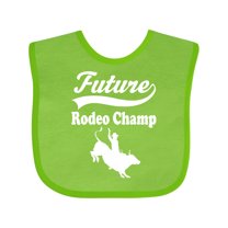 Inktastic Future Rodeo Champ Bull Rider Boys Baby Bib