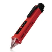 tssuouriy VD802 Non Voltage Voltmeter AC 12V-1000V Portable Adjustable Pencil Pen with Flashlight Red
