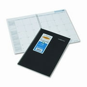 AT-A-GLANCE Academic/Fiscal Ruled 14-Month Planner, 7-7/8 x 11-7/8, Black, 2015