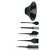 thumbnail image 1 of Kit De Teñido Del Cabello, Kit De Cepillo Portátil Para Teñir El Cabello Negro De 6 Piezas Para Salones, 1 of 7