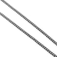 thumbnail image 3 of Cadena Collar Barbada Unisex 5mm Negro 60cm Chapa de Oro 18K Ametrinaa, 3 of 5