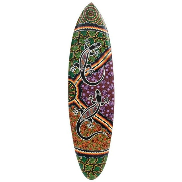 RAM Game Room ODR743 Planche de Surf en Bois Gecko Acacia