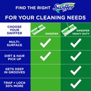 (12 pack) Swiffer Sweep + Mop, Dry Pads Refill, Floor Cleaner, Cleaning Cloths, Unscented, 52ct