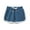 Blue, variant on Ovbmpzd Yoga Girls Shorts Cotton Blue High Waisted Drawstring Colorblock Shorts Sweat Pants for Boys 1y