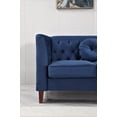 thumbnail image 5 of Uspridefurniture Chesterfield Chair, Dark Blue, 5 of 5