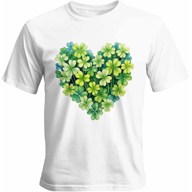 Camisetas informales de manga corta con trébol del Día de San Patricio para hombre, camisetas gráficas