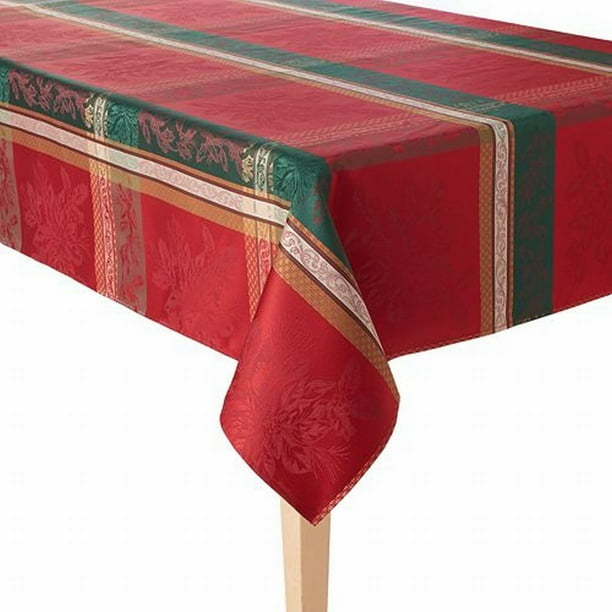Food Network Winter Crossings Christmas Tablecloth Fabric Table Cloth 70 Round Walmart Com Walmart Com