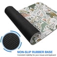 thumbnail image 6 of Long Mouse Pads for Desk,Colorful Dinosaurs Floral Pattern Desk Mats on Top Of Desks, Desk Mouse Pad Extra Large with 3mm Non-Slip Base and Stitched Edge for Gaming,Office,Work,Home 31.5"x15.7", 6 of 6