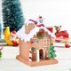 thumbnail image 5 of LED Night Miniatura Decoración de mesa Resina Regalo Estatuilla Cottage Amarillo Sharpla Pueblo de Navidad, 5 of 7
