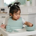 thumbnail image 5 of BooginHead 5-Piece Baby-Led Weaning Silicone Tableware, Infants and Toddlers, Sage Green, 5 of 20