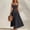 c01Black, variant on Womens Polka-Dot Boho Sleeveless Maxi Dress Summer Vacation Beach Flowy Sundress Lightweight Casual Long Elegant Cocktail Party Dress Black M