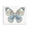 Blue White Butterfly, variant on Stupell Industries Farmhouse Black Framed Giclee Art, 14 x 11, by Janet Tava