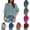 001-Light Blue, variant on VOUZZA Women's Vintage Embroidered Linen T-Shirt Casual Loose Fit Half Sleeve Pullover Top Boho Retro Lightweight Breathable Summer Blouse Shirts