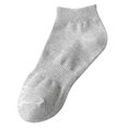 thumbnail image 4 of Low Cut Socks Casual 4 Pairs Letter Moisture Wicking Running Socks Short Socks, 4 of 10