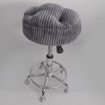 thumbnail image 3 of Espesar cálido estirable barra forma forma forma cubierta de taburete silla cojín del asiento para el invierno decoración de de oficina en hogar Gris Profundo - 35cm Soledad Funda de asiento de taburete redondo, 3 of 6
