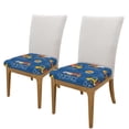 thumbnail image 2 of KLL Construction Vehicles Pattern Seat Covers for Dining Room Chairs,Washable Chair Seat Chair Covers Seat Protector-Two Pieces, 2 of 7