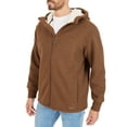 thumbnail image 2 of Men's Smith's Workwear Sherpa-Lined Hooded Thermal Shirt Jacket Color: Heather Hazelnut Size: XXL, 2 of 5