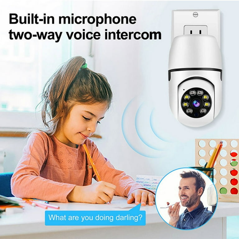 Buy Hikvision EZVIZ Wifi Indoor Home Security Baby Monitor Camera, 2 Way  Talk, 360 Degree PanTilt, Night Vision, Microsd Card Slot Upto 256Gb Works  With Alexa And Google, White Online at Best