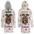 thumbnail image 3 of Back to School Cute Great Dane All Over Print 3D Hooded Duffle Toggle Coat Danes Dog Lover Gifts - 13010, 3 of 6