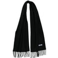 thumbnail image 4 of Falari Men Women Unisex Classic Soft Winter Scarf 78" x 12" - Black, 4 of 6