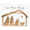 thumbnail image 2 of Bailey, Ann 24x19 White Modern Wood Framed Museum Art Print Titled - Three Kings, 2 of 4