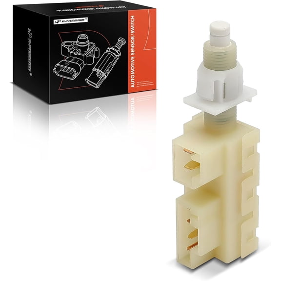 A-Premium Brake Light Switch Lam Compatible with Chevrolet Impala, Camaro, Caprice, Beretta, Cavalier, Corsica, Lumina, Lumina APV, Monte Carlo, P30, Venture & Buick & Oldsmobile & Pontiac, 6 Pins