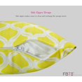 thumbnail image 5 of FBTS Prime 18x18 inch Square Yellow Geometric Outdoor Throw Pillows with Inserts, 2 Packs, 5 of 8