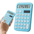 thumbnail image 2 of Colorful Desktop Calculator 12 Digit Basic Calculator With Tilt Stand (6 Colors) Power /Battery For School & Home, 2 of 8