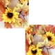 thumbnail image 5 of Corona de puerta de Halloween, guirnalda de hojas de arce, corona de otoño e invierno para Navidad, Acción de Gracias, adorno decorativo para el hogar, anillo de vela de plástico, 5 of 6