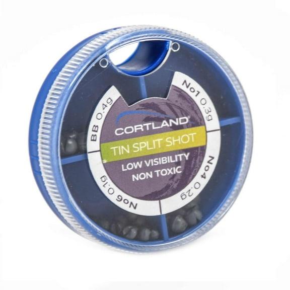 Cortland Fairplay Assorted Tin Split Shot Fishing Weights, 664142