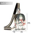 thumbnail image 2 of FORMRS Womens Crossbody Sling Bag Travel Daypack Shoulder Chest Backpack, Snowman Family, 2 of 7