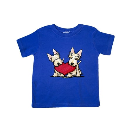 

Inktastic Heartfelt Scottie Duo Gift Toddler Boy or Toddler Girl T-Shirt