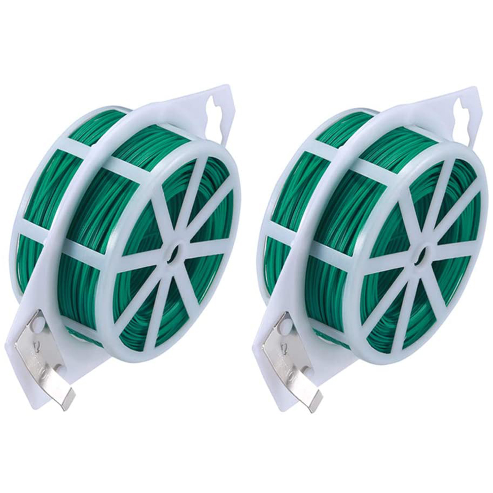 VIVEFOX 328 Feet Twist Tie, MultiFunction Garden Plant Wire Ties with