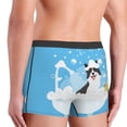 thumbnail image 3 of Uemuo Collie in Bathtub Pattern Men's Boxer Briefs,Trunk Anti-Chafing,Comfortable, Durable, and Stylish Underwear-Medium, 3 of 9